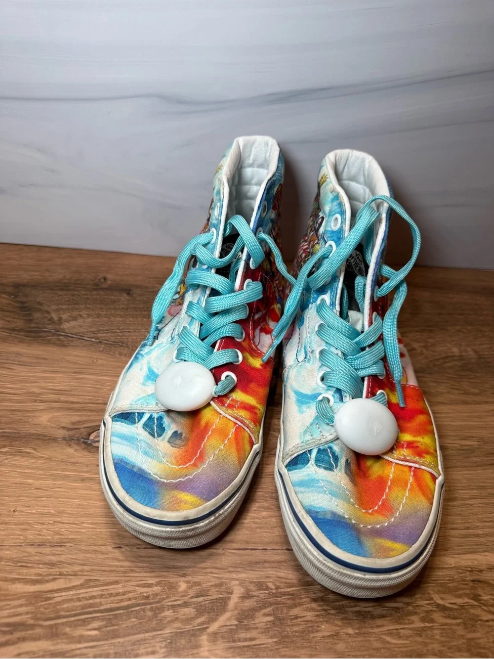 Vans x One Piece Sk8-Hi Punk Hazard Sneakers Men's 7 Women's 8.5